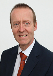 Dr Dermot Grenham, Interim Chair of its Board of Management at Glasgow Kelvin College, portrait in professional attire
