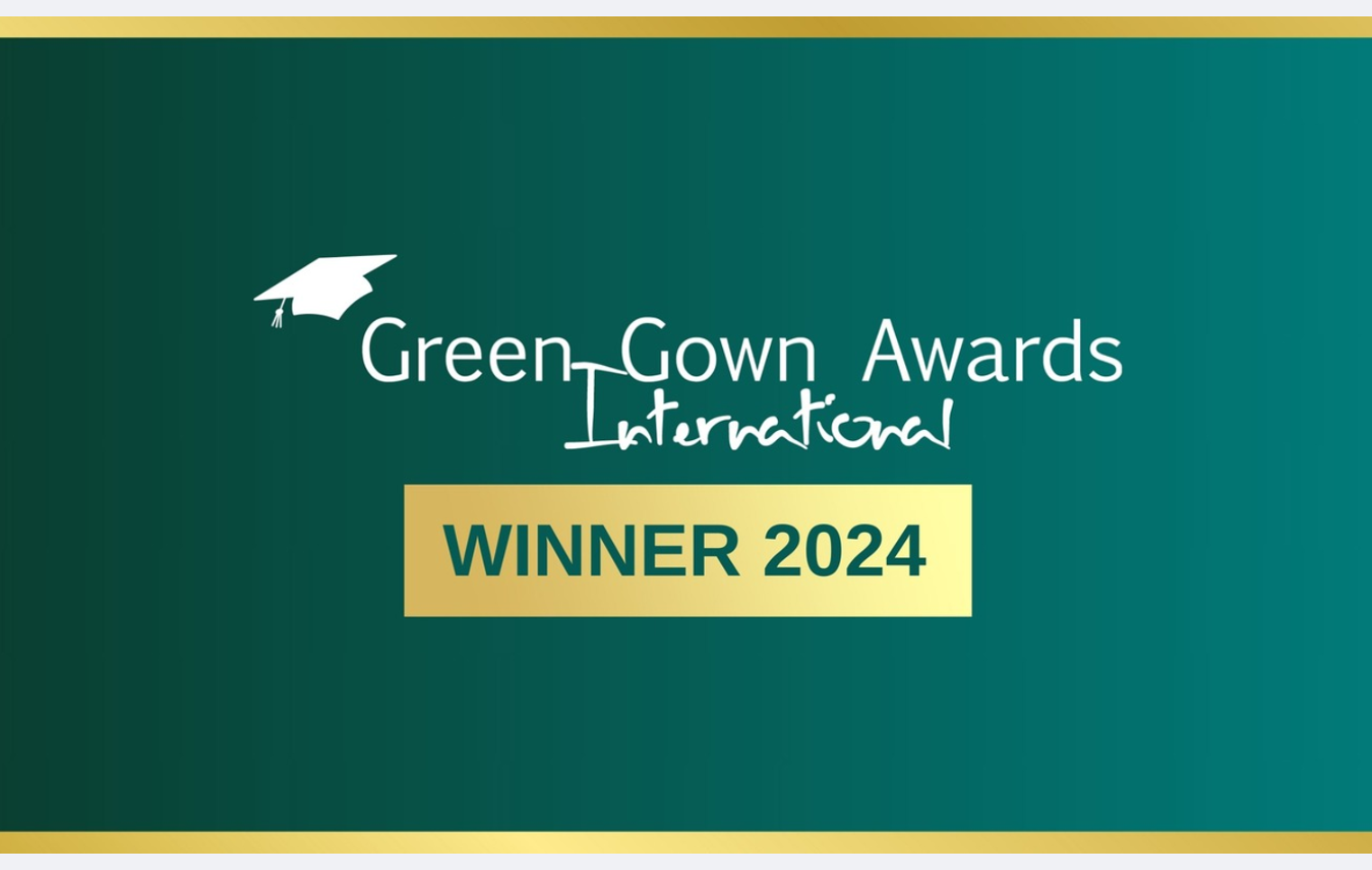 Glasgow Kelvin College Green Gown Awards winner logo, celebrating sustainability achievements in further and higher education.